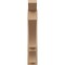 Ekena Millwork 6-in W x 30-in D x 34-in H Balboa Slat Rough Cedar Woodgrain TimberThane Outlooker, Primed Tan OUTUR060X30X34BOA24RCPR - alternate 5